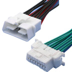 16 Pin Connector Unsealed Male Female Connectors Cable Plug Motorcycle Electrical Harnesses for 179631-1 90980-11665