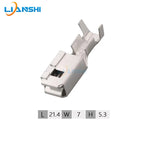 100pcs of wire harness connector terminals, 6.3 series pins, socket inserts, automotive spring pieces DJ624B-D6.3B