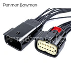 1 Set 12 Pin Car Light Ignition Coil Electronic Connector Wire Harness for Ford Chevrolet Buick 33482-1201 33472-1201