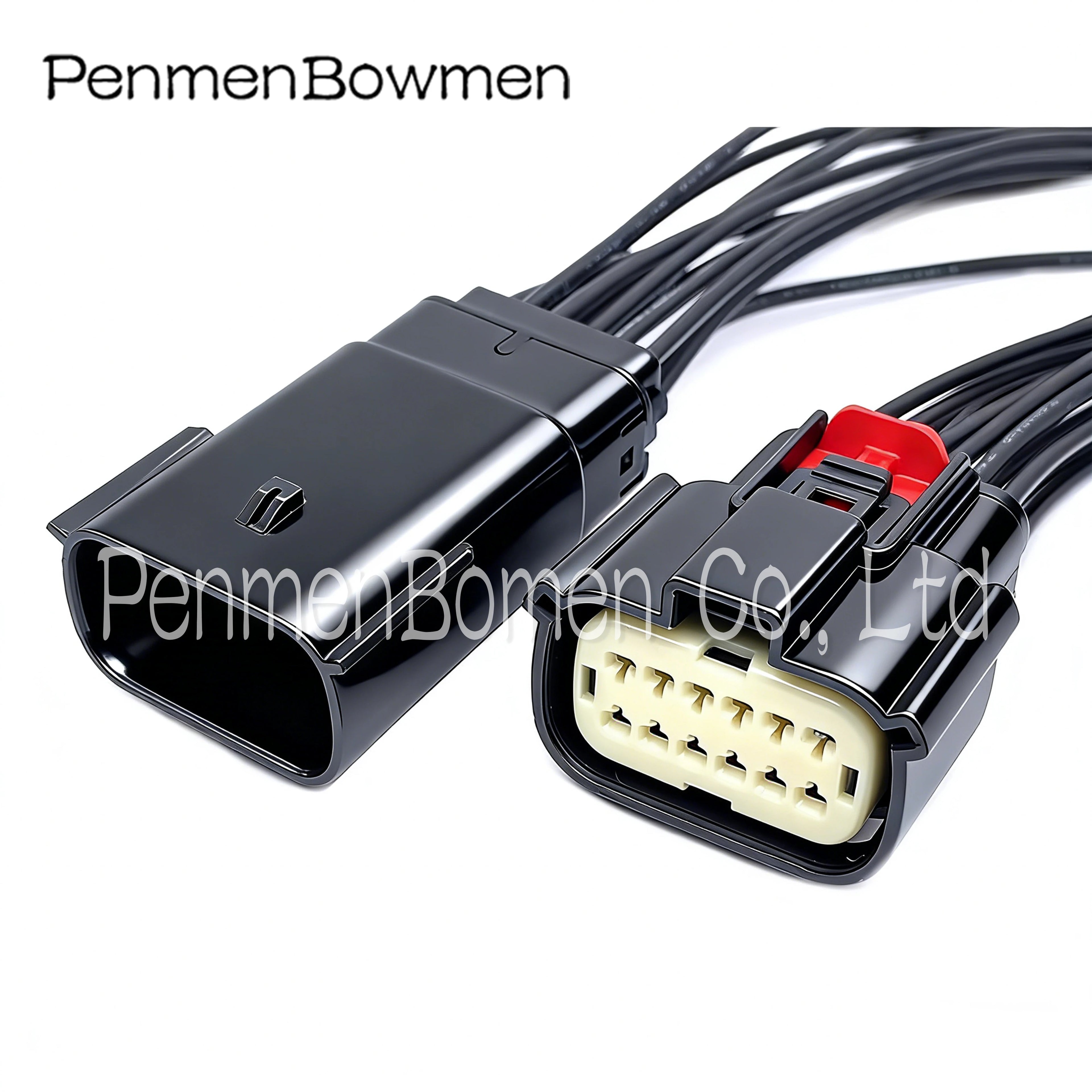 1 Set 12 Pin Car Light Ignition Coil Electronic Connector Wire Harness for Ford Chevrolet Buick 33482-1201 33472-1201