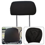Universal Car Seat Headrest Cover Premium Cloth Car Truck SUV Auto Fit Anti-Dirty Elastic Protective Headrest Cover