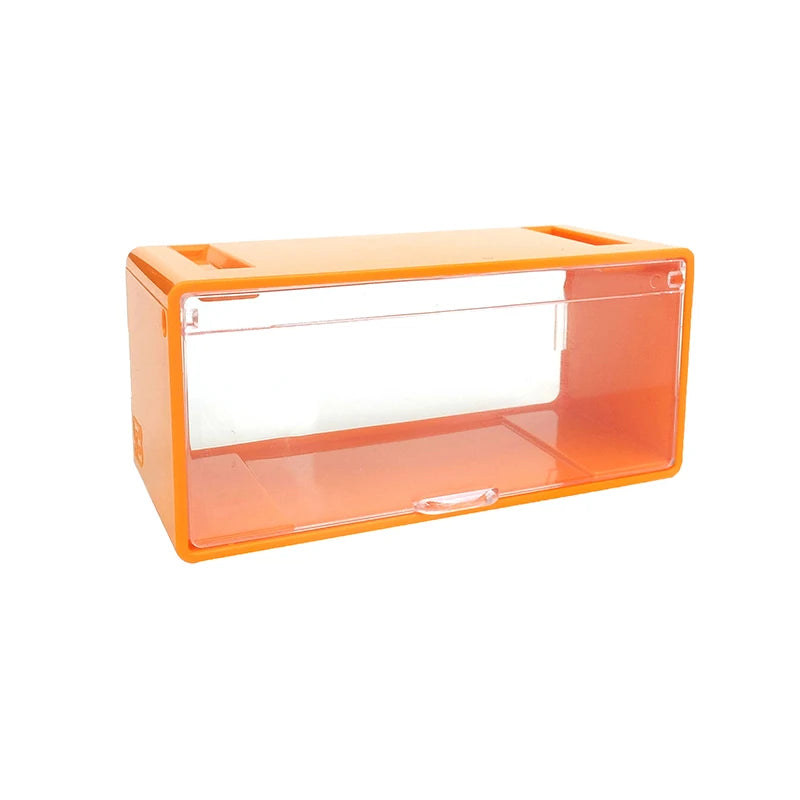 1Pcs Transparent Dustproof Stackable Storage Box Without Car Diecast Model Car Display Box Children Alloy Car Model Storage Box