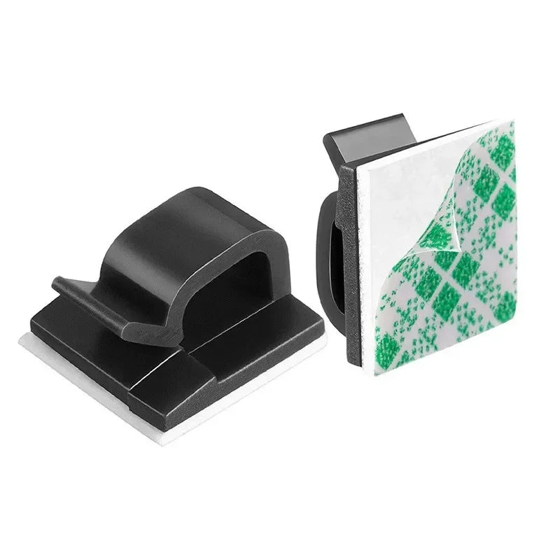Car Self-Adhesive Cable Clip Automotive Dashboard Cable Clip Automotive Cell Phone Charging Cables Clips Manager USB Fastener