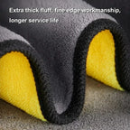Microfiber Cleaning Towel Thicken Soft Drying Cloth Car Body Washing Towels Double Layer Clean Rags Car Accessories Amagi