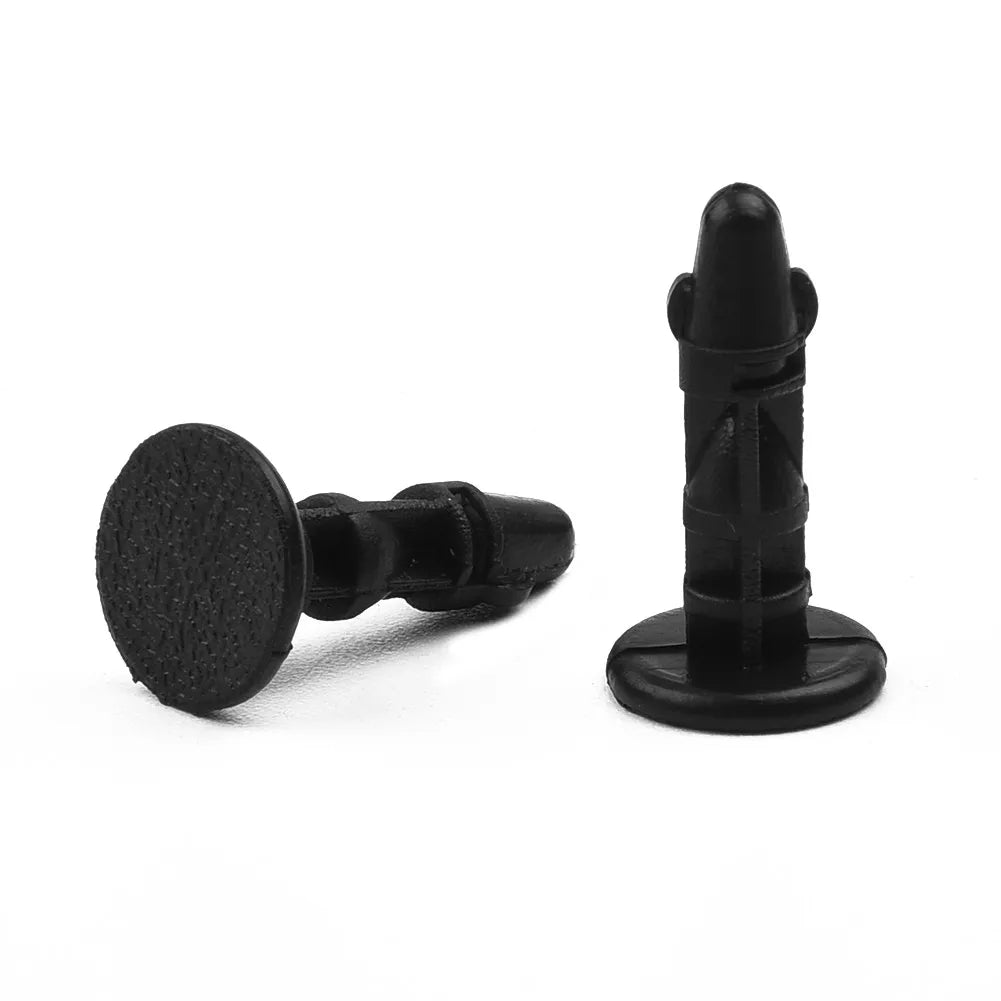 50Pcs Car Bumper Fender Black Rivet Car Fastener Clips 7mm Hole Car Rivets Clips For Toyota For Camry For Highlander For Carola