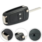 1 Pc 2 key Or 3 Key Shell Buttons Car Remote Key Shell Case Cover For Chevrolet Cruze Spark Orlando Flip Folding Car Key shell