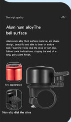 Bicycle Bell MTB Bike Sound Alarm Horn For Safety Warning Cycling Handlebar Metal Ring MTB & Road Bike Accessories New