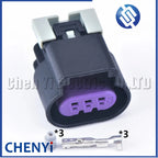 3 Pin Auto Waterproof Wiring Harness Connector Socket Electric Oil Pump Plug 15326808 13519047 15326813 For GT 150 with wires