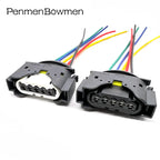 1 Set 5 Pin Auto Air Flow Meter Senso Electrical Cable Connector Wire Harness Plug For BMW E46 E81 E87 E90 E91 09441552 50290892
