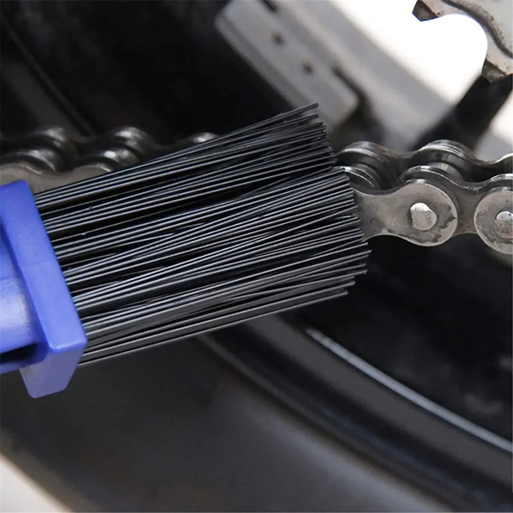 Motorcycle Bicycle Chain Clean Brush Gear Chain Brush Rim Care Tire Cleaning Brush Universal Motorcycle Clean Dirt Smart Amagi