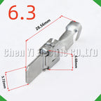 20 Pcs 6.3mm Male or Female wire Crimp Pins For 927837-1 1-968050-1 1241414-1 Sheath Au...