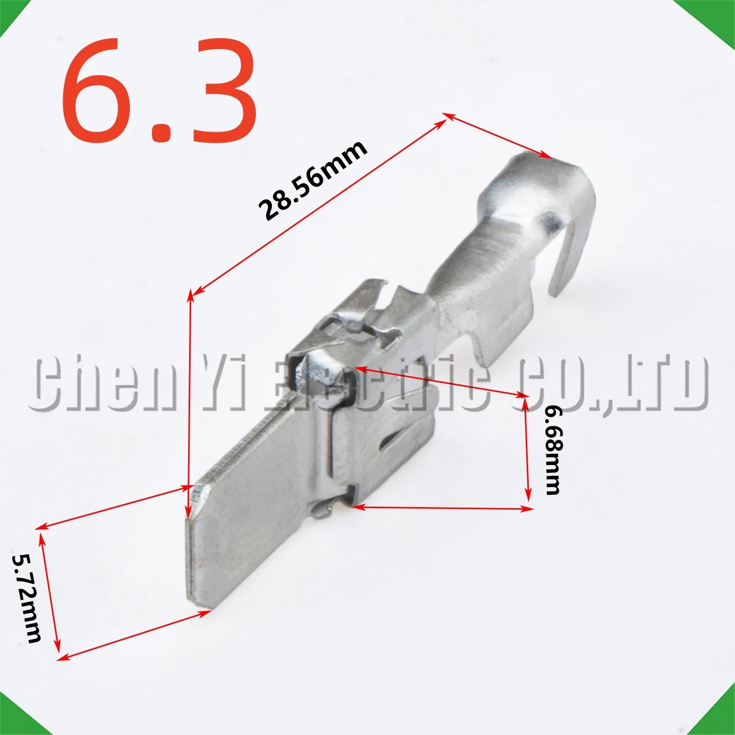 20 Pcs 6.3mm Male or Female wire Crimp Pins For 927837-1 1-968050-1 1241414-1 Sheath Au...