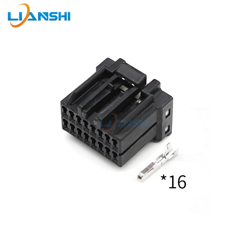 174912-2 AMP type 36-hole PCB pin socket automotive connector 175966 wire harness plug 175967-2