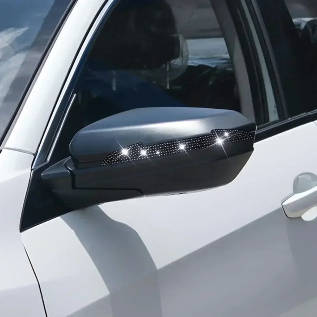 Bling Diamond Car Anti-Collision Strip Rearview Mirror Door Handle Prevent Decoration Rhinestone Scratch Resistant Strip Amagi