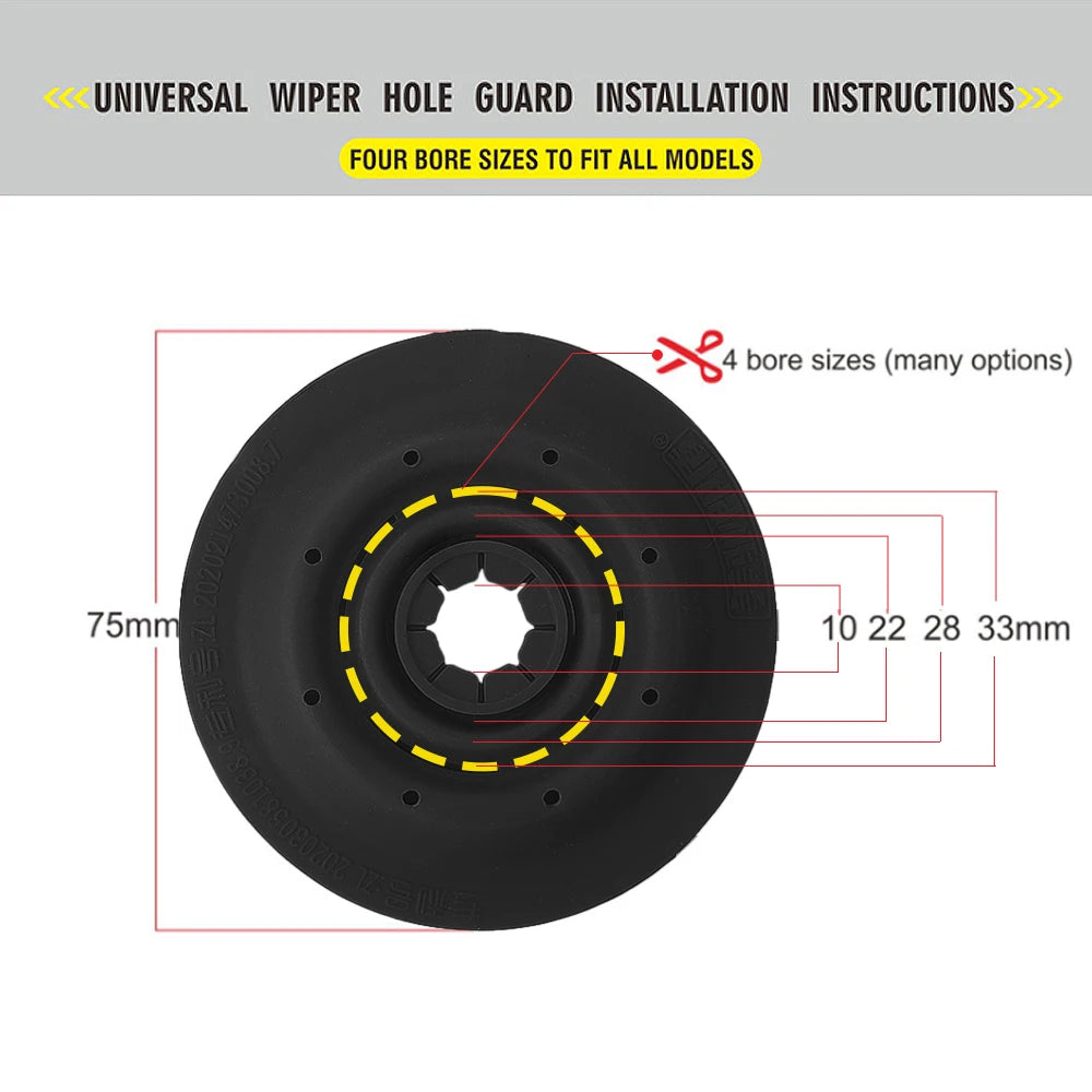 Car Wiper Protective Cover Universal Auto Windshield Wipers Arm Bottom Hole Dustproof Silicone Covers Cars Prevention Accessorie