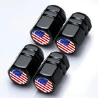 Aluminum Car Tire Valve Stem Caps Wheel Nipple Cover AirCover Tire Valve Cap Set for Cars SUVs Bike Trucks and Motorcycles Tools