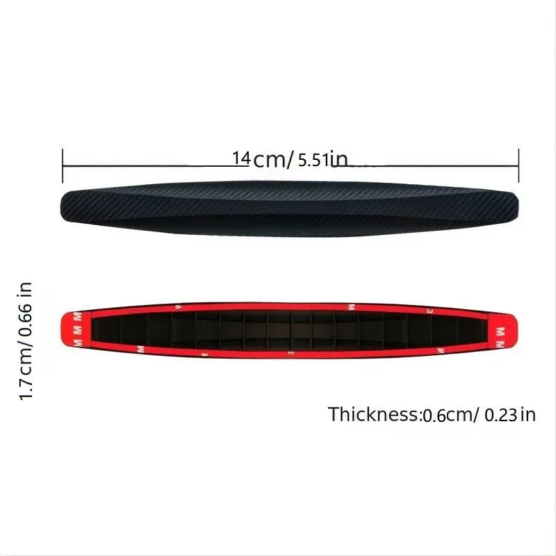 6/4Pcs Anti-collision Car Bumper Protector Large/Small size Strip Guard Corner Protection Strips Scratch Crash Blade Auto Tools