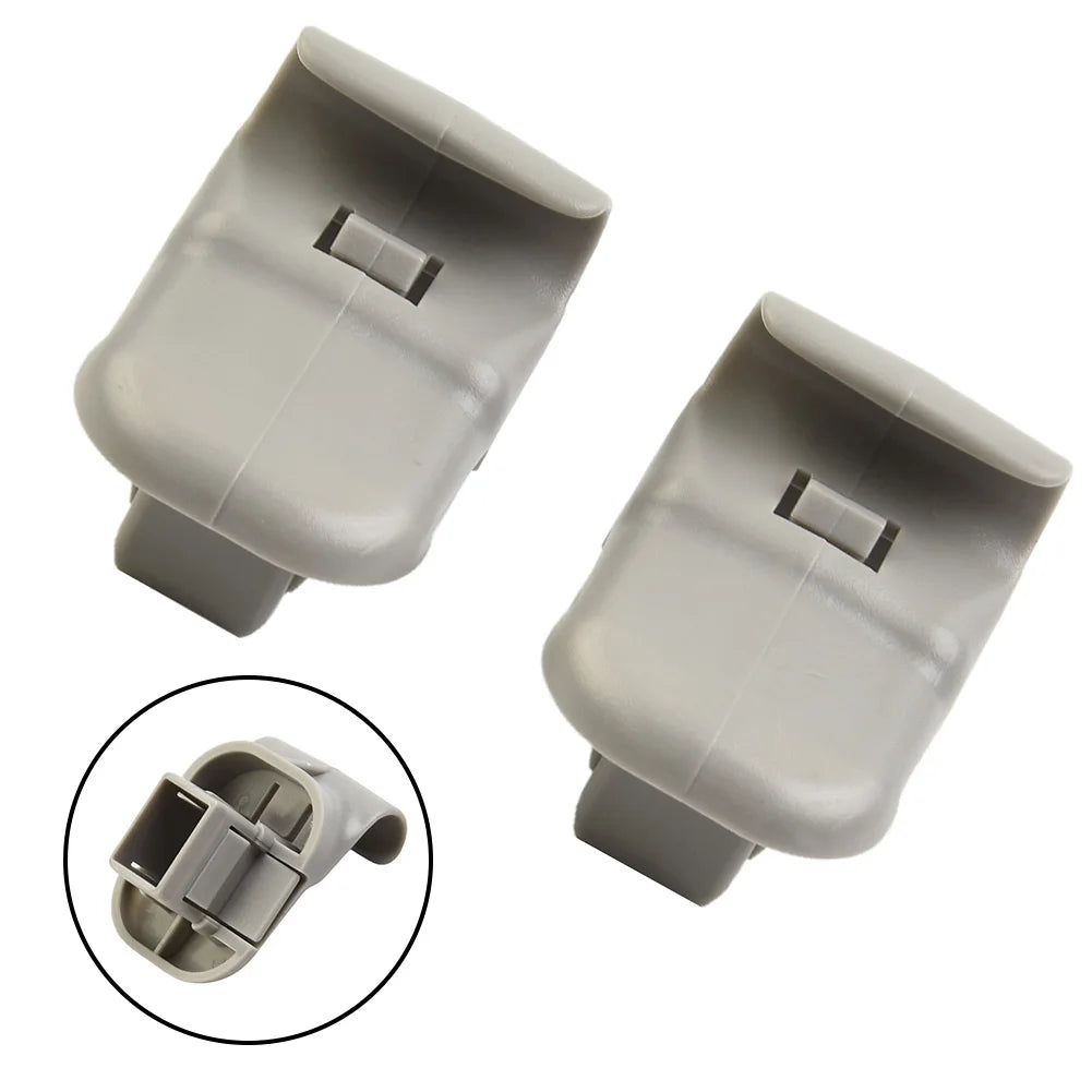 2 Pcs Car Grey Sun Visor Clip For Mazda 3 5 6 CX 7 CX 9 RX 8 MPV Car Sun Visor Clip Gray Interior Hanger Hook Clip Bracket