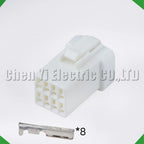 8 Pin Auto Waterproof Electronic Connector Wire Harness Butt Plug For 08R-JWPF-VSLE-S 0...