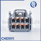1 set 8 Pin female Electrical Connector Car Window Lifter Harness Plug Sockets 7282-3243-40 7283-3243-40 For Ford