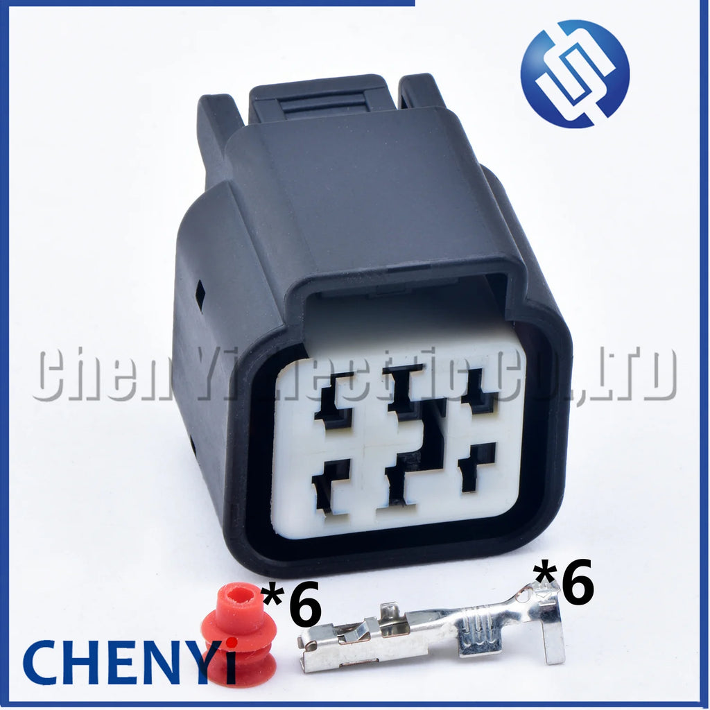 6 Pin Automotive waterproof connector Car headlight harness assembly plug MG645579-5 MG645579 With s Pin For Hyundai Kia