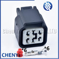 6 Pin Automotive waterproof connector Car headlight harness assembly plug MG645579-5 MG645579 With s Pin For Hyundai Kia