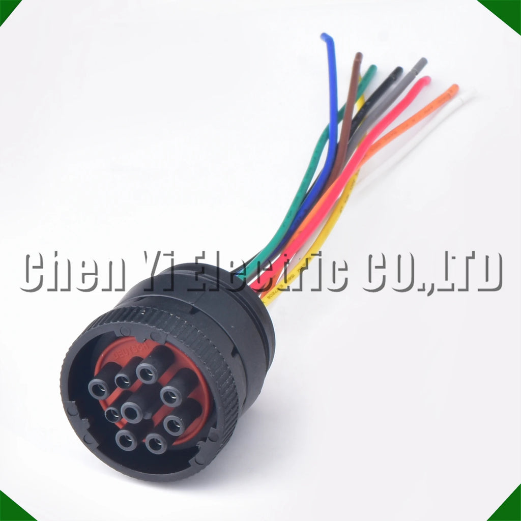 9-Pin Wire Harness Harness waterproof connector Diagnosctic circular Harness 1939P 1939S