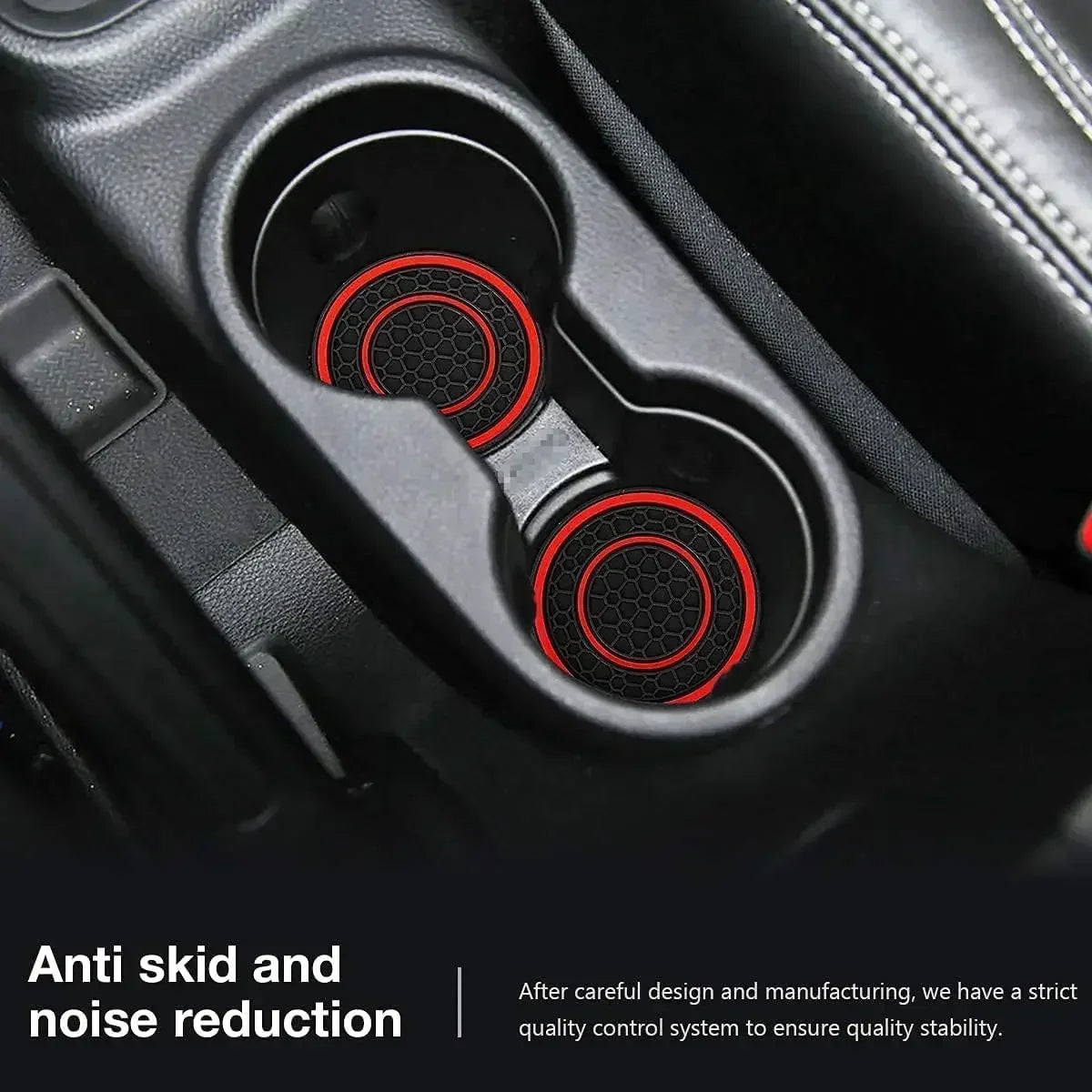 2pcs 7cm Non-slip Car Water Cup Pad Mat for Bottle Holder Coaster Auto Interior Anti-skid Cup Holders Amagi