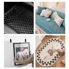 100/2pcs Carpet Fixing Stickers Double High Adhesive Car Fixed Patches Non-slip Mat Home Floor Foot Mats Non-slip Grip Tapes Ama