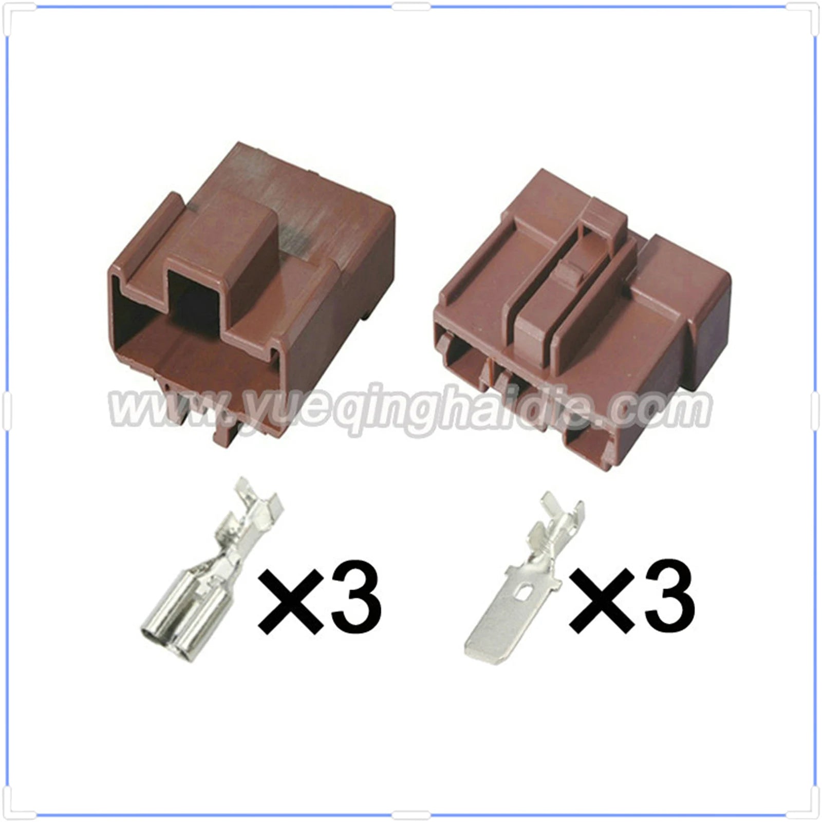 Sumitomo 3 Pin Connector Unsealed 7.8mm Male Female Connectors Automotive Electric Wire Harness Cable Plug 6098-0208 6098-0210