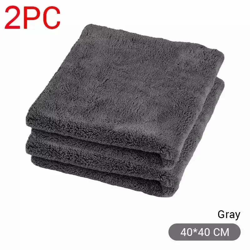 Premium Microfiber Towels Car Care Washing Thicken Towel Car Detailing Drying Cloth Cleaning Tool Auto Wash Accessories Amagi