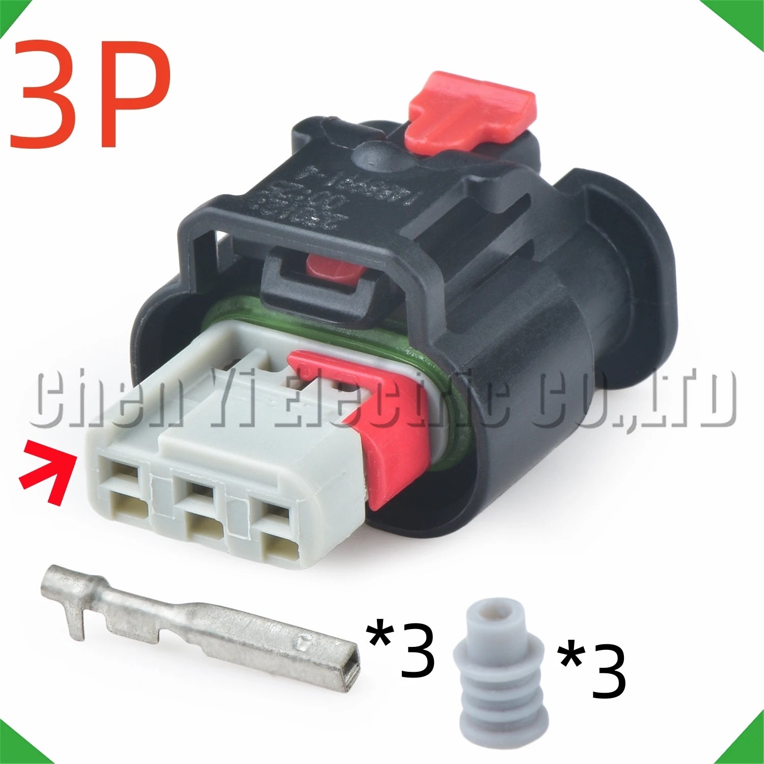 3-Pin Auto Connector Automotive Connectors water voltage ignition sensor