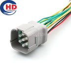 20 Pin Connector 1.2mm Series Male FemaleConnector Cable Plug Motorcycle Electrical Harnesses Wiring Harness 6188-0494