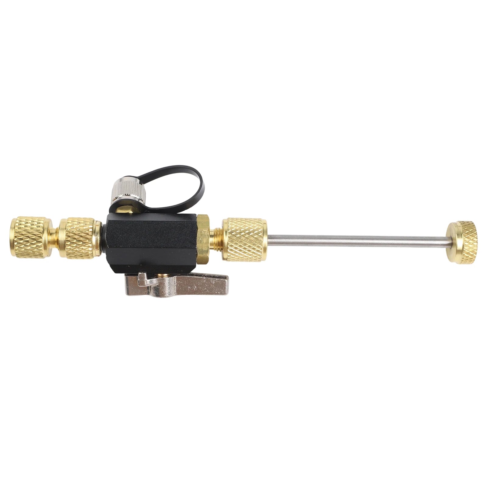 1PC Vacuum-Rated Valve Core Removal Tool Black Valve Core Disassembly  Removal Tool 1/4" X 5/16" Compatible With R410A