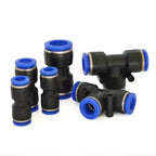 50 PCs/BOx Boxed Pneumatic Fittings PU-10/PE-10/PZA-10/PY-10/PV-10 Quick Release Connectors Kit For 4mm Plastic Hose Couplings