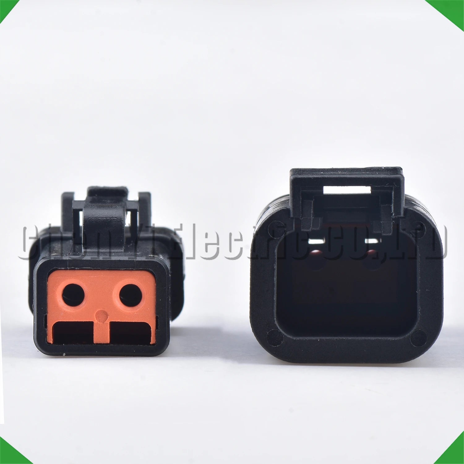 2-Pin Connector Connector series Black Automotive waterproof connector DTP06-2S DTP04-2P