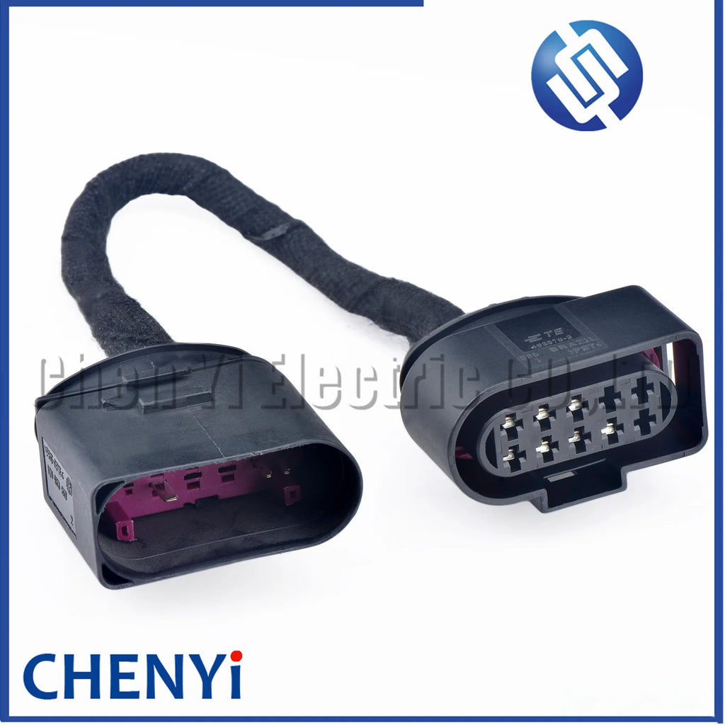 1 Pcs 10P to 14P Conversion harness plug 1J0973837 6R0973735 For Golf 7.5 LED headlight modification upgrade adapter cable