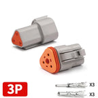 Deutsch DT/DTM/DTP/DTF Series Waterproof Connector 2-12Pin | Flange Mount for Automotive & Industrial Wiring Harness