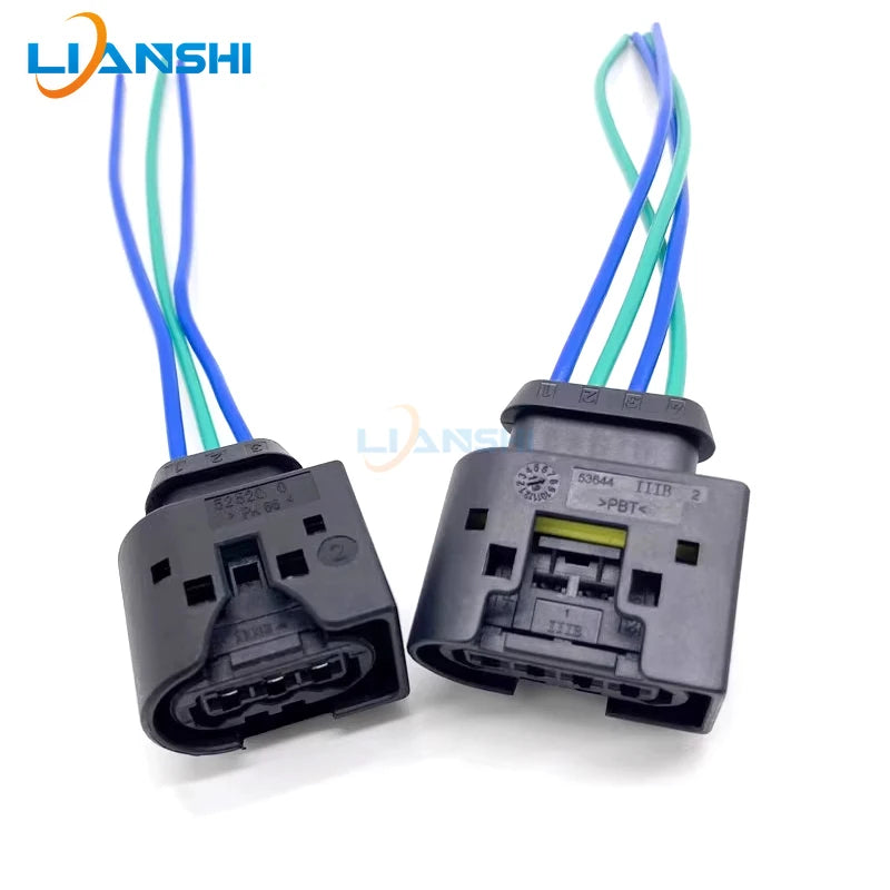 Suitable for electronic water pump wiring harness plugs, wiring harnesses 3P and 4P automotive parts of Mercedes-Benz, BMW and V