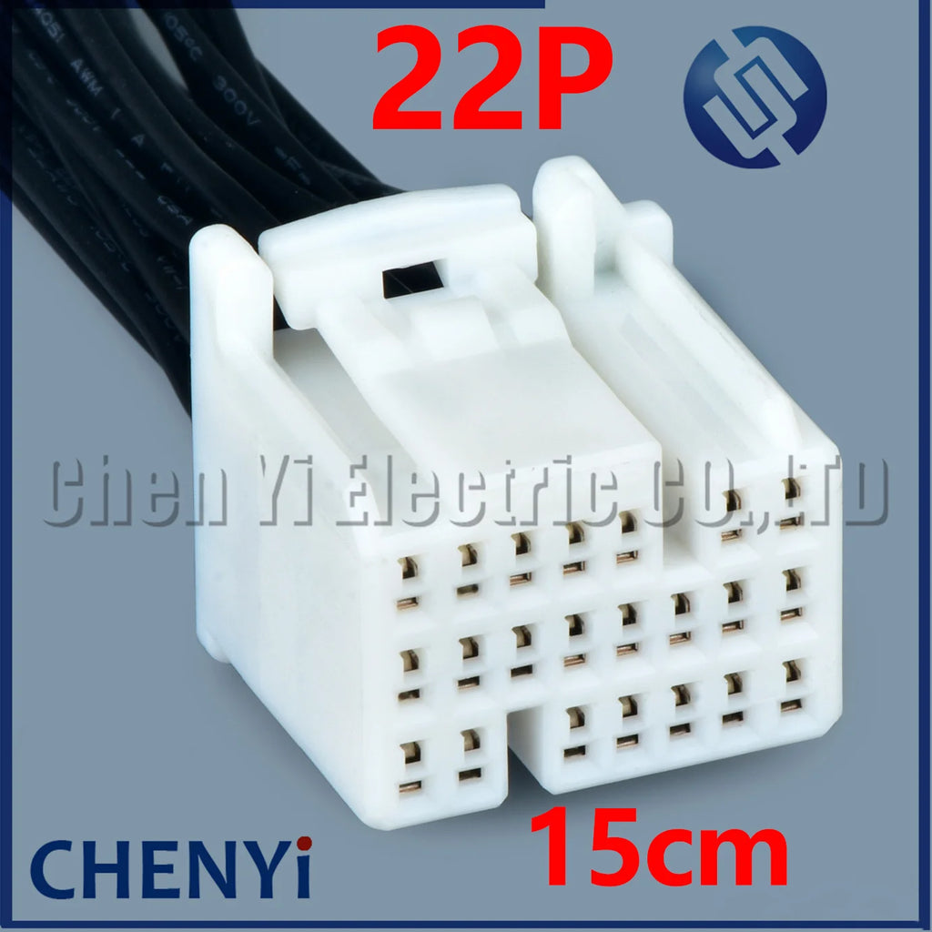 17/22/24/28/31Pin Automotive vehicle central control ecu connector radio mudule Plug 353029-1 For Toyota Honda k20 Nissan proton