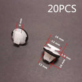 20Pcs Car Wheel Arch Surround Trim Clips For Nissan Juke X-Trail Wing Moulding Clip Car Rivets Clip Car Accessories
