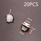 20Pcs Car Wheel Arch Surround Trim Clips For Nissan Juke X-Trail Wing Moulding Clip Car Rivets Clip Car Accessories