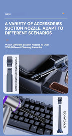 3 In 1 Compressed Air Duster Cordless Dust Blower 6000mAh Rechargeable 290000PA Vacuum Cleaner Electric Air Pump Portable Car