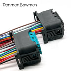 1 Set 12 Pin Car Led Lamp Headlight Electrical Cable Connectors Wire Harness Plug 61132359991 For BMW 1-1452335-1 1-1452334-1