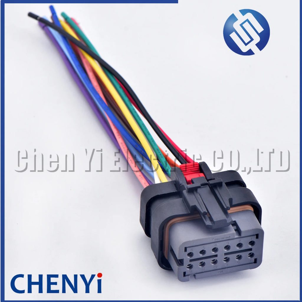 12 Pin Engine Injector Connector Sensor Plug 776437-4 776533-2 776437-3 776437-1 776437-1 776437-2 776437-3 776437-4 For Carter