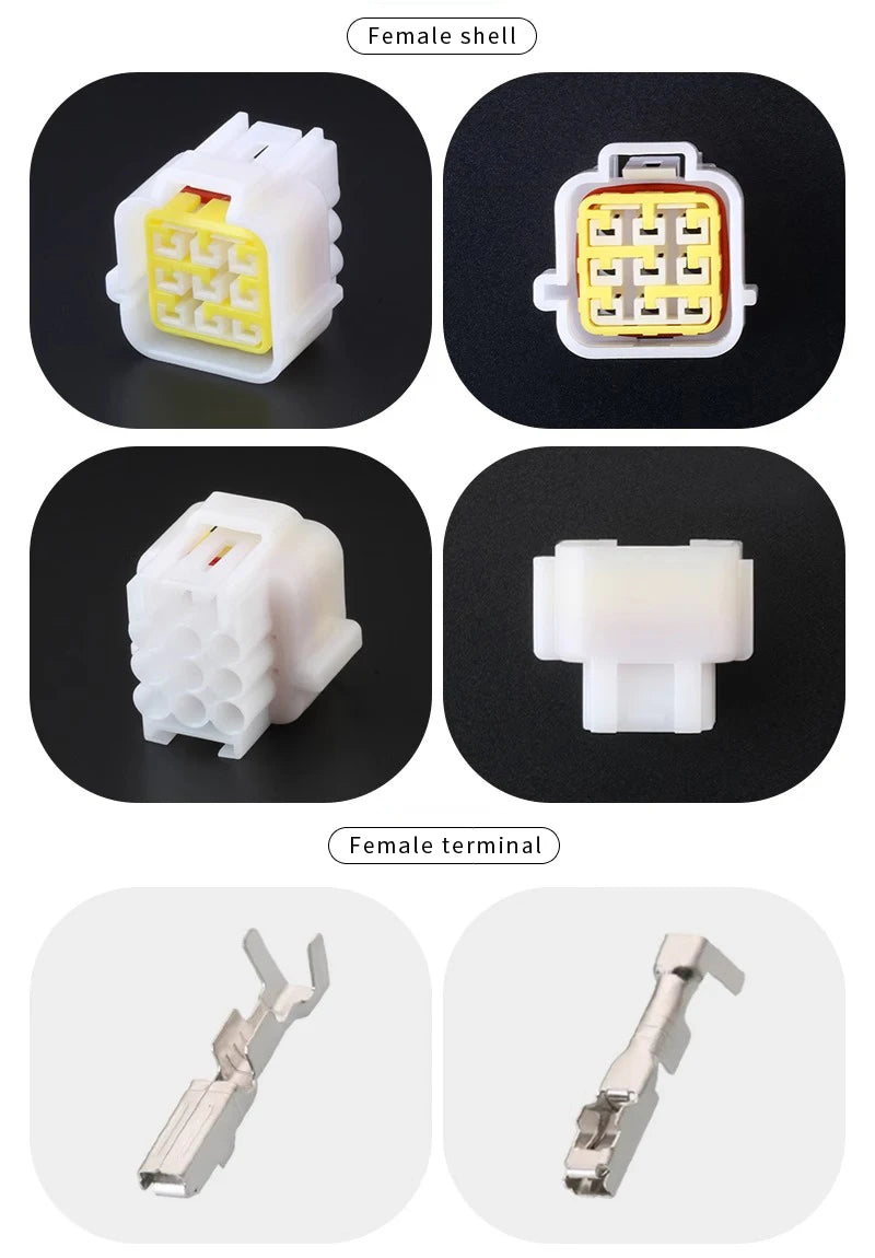The DJ7091Y-2.3 electric vehicle is suitable for the Inbor Kelly Sentian cloud controller with a 9-hole waterproof plug