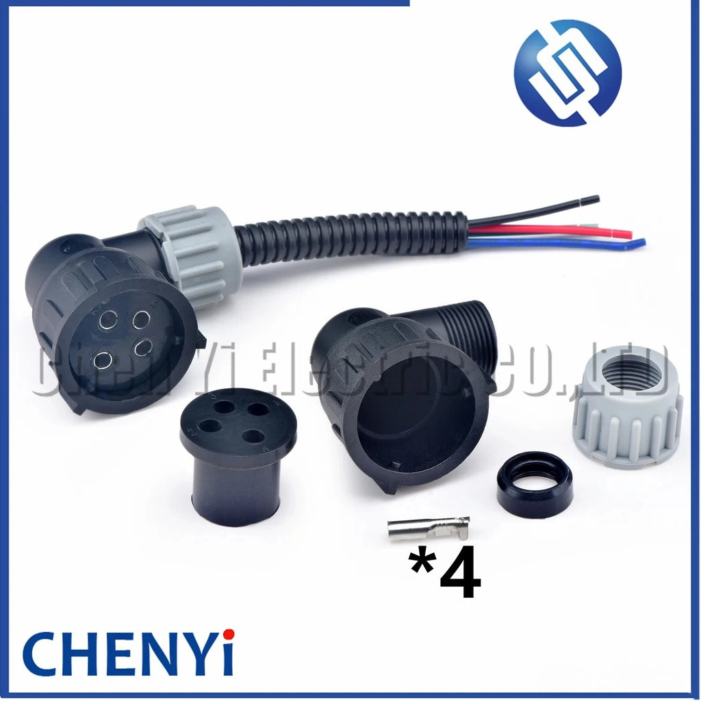 4 Pin Automotive waterproof connector truck Pressure sensor pressure gauge plug 9800603 For Delong F2000 F3000 HOWO A7
