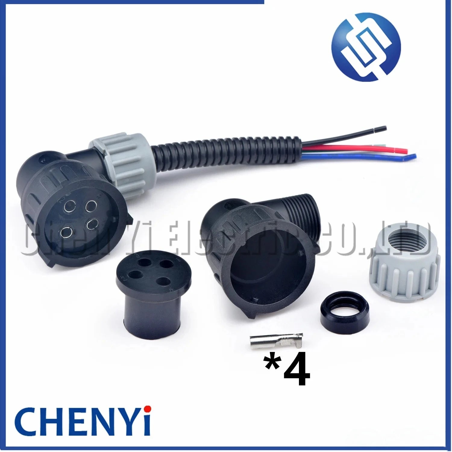 4 Pin Automotive waterproof connector truck Pressure sensor pressure gauge plug 9800603 For Delong F2000 F3000 HOWO A7