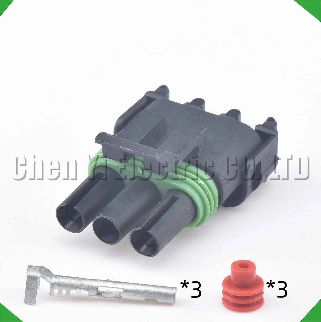 3-Pin Wire Harness Harness Automotive Waterproof female Haltech Connector harness