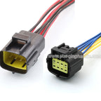 8-PIN Connector Waterproof 1.8mm Male Female Connectors Cable Socket With Wires 174984-2 174982-2